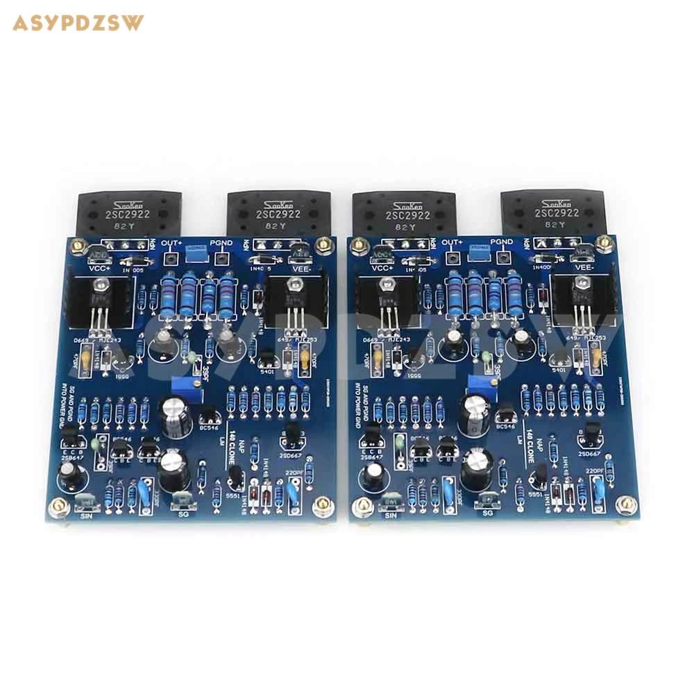 2 CH NAP140 2SC2922 Мощность усилитель основание на Наим 140 80WX2 8R DIY Kit/готовая плата|channel