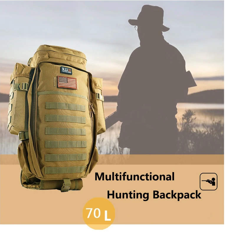 

Outdoor Camping Tactical Men's Backpack Military Trekking Rucksacks Waterproof Sports Hiking Army Hunting Bags Camping Equipment