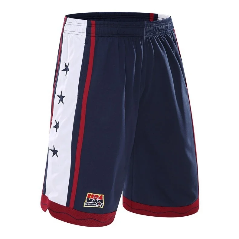 

New 2021 Summer Sport USA Basketball Shorts Outdoor RunningTrainning shorts men with pockets plus size M-3XL