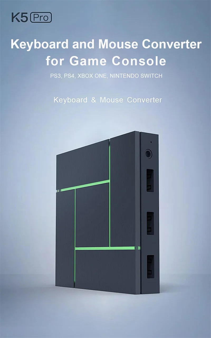 Адаптер-конвертер для контроллера клавиатуры мыши Xbox One/PS3/PS4/Switch игровой консоли