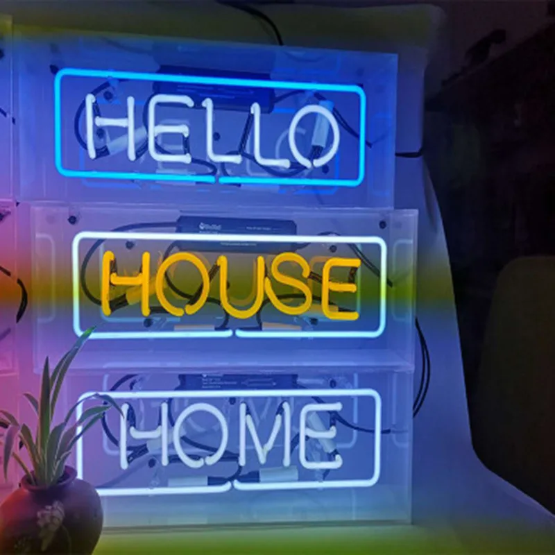 Неоновая вывеска ручной работы 3D неоновый светильник новинка Ночной подвесное