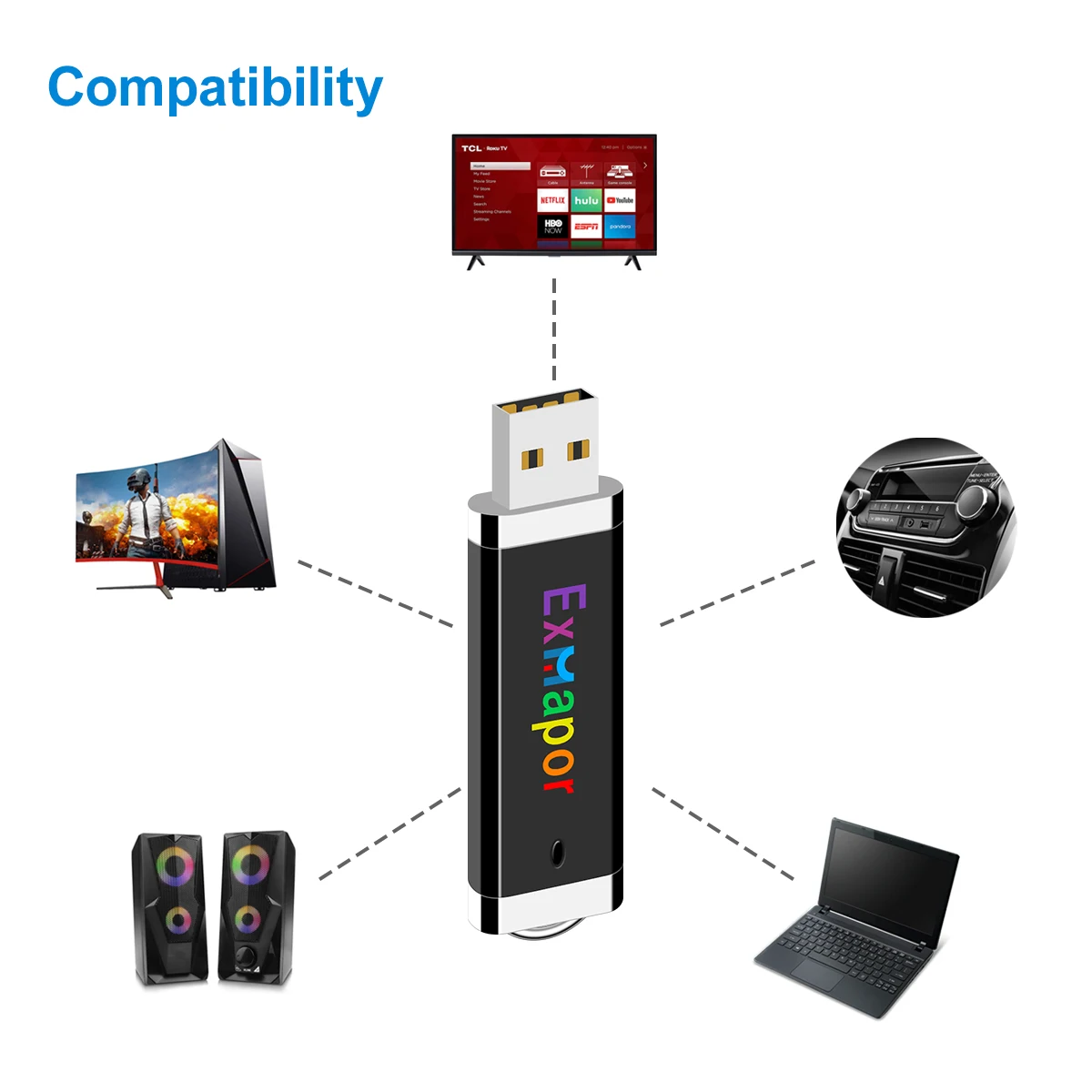 Флэш-накопитель USB 16 ГБ USB-накопитель флэш-накопитель со светодиодный светильник