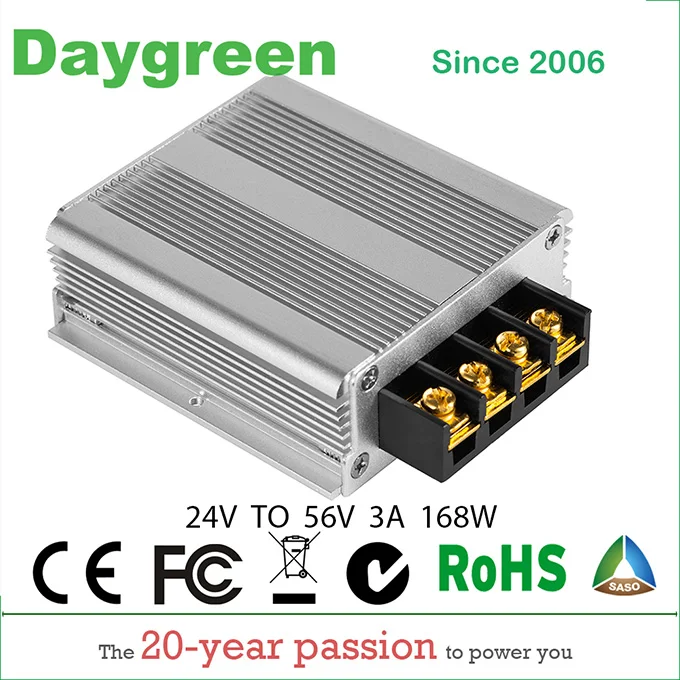 24 V 48 V 5A STEP UP Повышение модуль конвертер для авто H05-24-48 24VDC для 48VDC 5AMP Daygreen сертифицирован ce rohs - Цвет: 24V TO 56V 3A