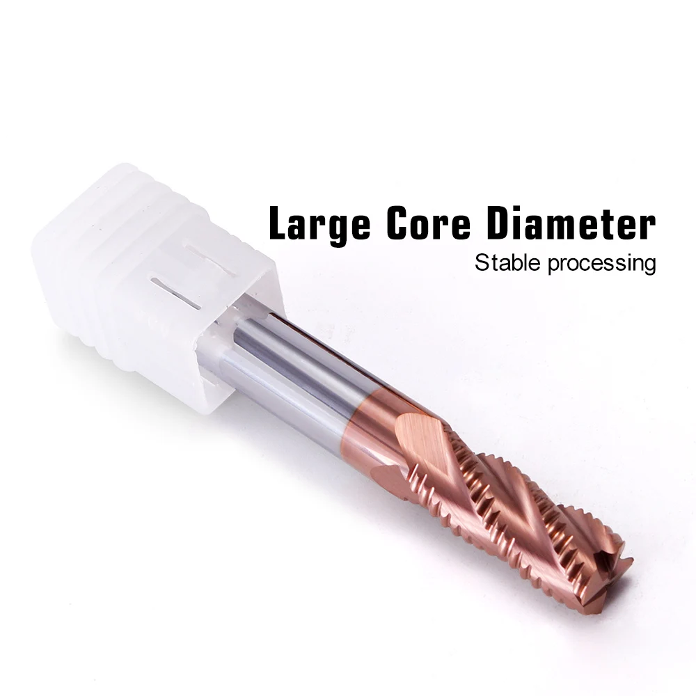 Твердосплавная Концевая фреза VACK с 4 канавками HRC55 фрезы 6 8 10 12 14 16 18 20 мм ЧПУ