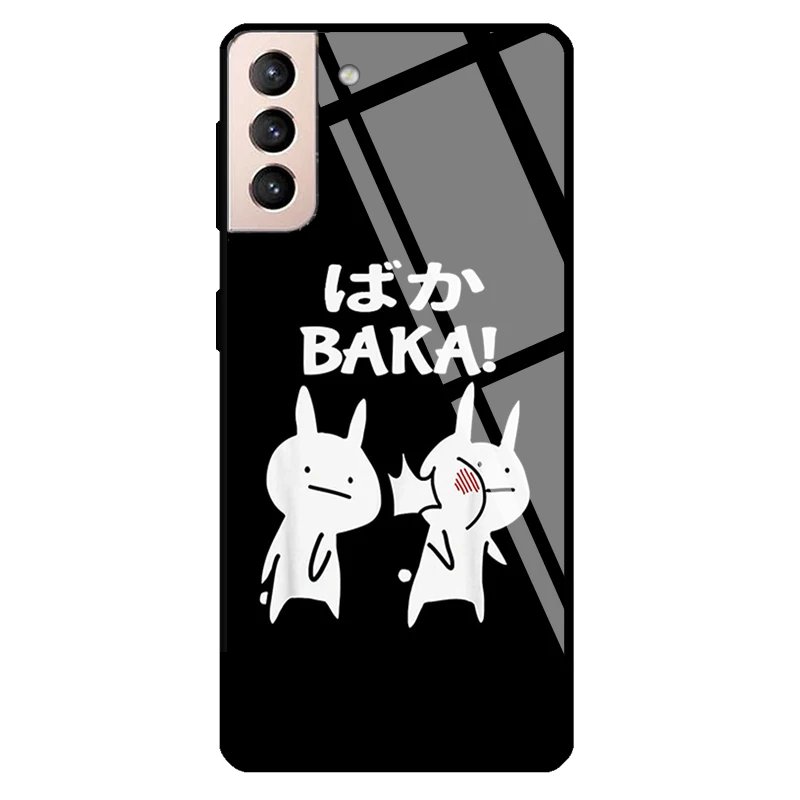 Чехол из закаленного стекла для Samsung Galaxy S21 Ultra S20 FE S8 S9 S10 Note 10 Plus 20 | Мобильные