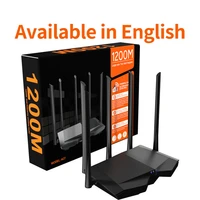 tenda ac7 wireless wifi 5g routers 11ac 2 4ghz5 0ghz 1wan3lan ports 56dbi antennas smart app manage multi language version
