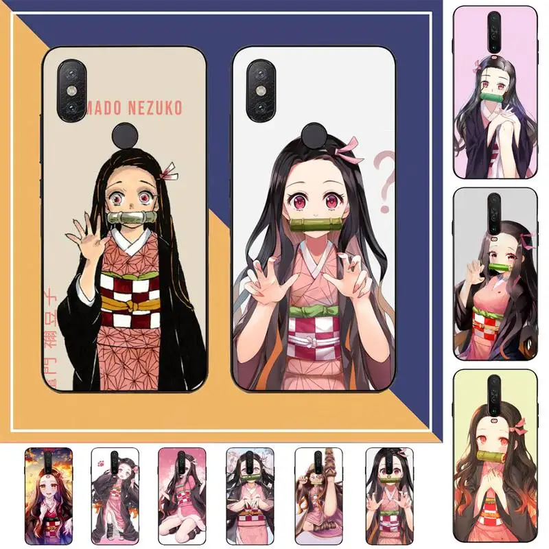 

Kamado Nezuko Kimetsu No Yaiba Phone Case for Redmi Note 8 7 9 4 6 pro max T X 5A 3 10 lite pro
