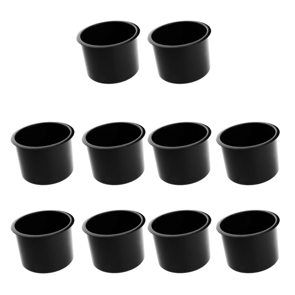 

10 Pieces Replacement Stainless Steel Cup Drink Holder for Marine Boat Car Truck Camper RV