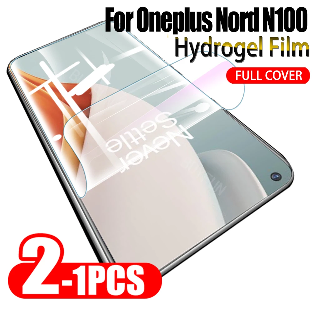 

1-2PCS For Oneplus Nord N100 Hydrogel Film Screen Protector Hydrogel Protective Film For oneplus nord n100 screen Lens film