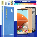 Оригинальный ЖК-дисплей 6,4 дюйма для Samsung A32, ЖК-дисплей A325F, сенсорный экран с рамкой, дигитайзер в сборе для Samsung A32, 4G, A325F, ЖК-дисплей