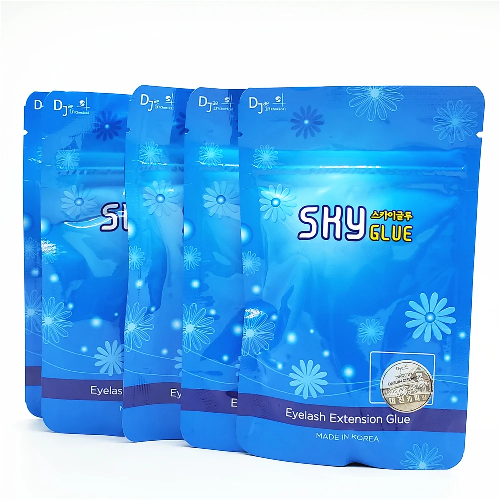 3 бутылки самый быстрый Корея небо клей для наращивания ресниц красная крышка 1-2s