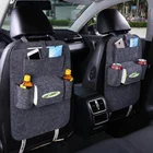 Фетровая сумка для хранения на заднее сиденье автомобиля, органайзер для товаров с несколькими карманами, держатель, карманы для автомобильного интерьера, хранение порядка