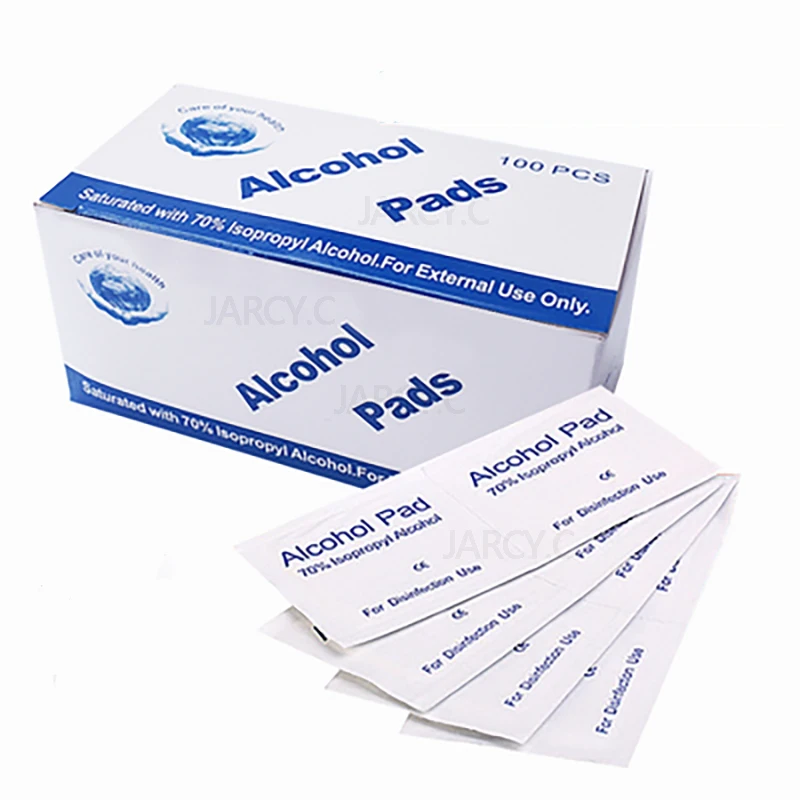 

1000Pcs Alcohol Wet Wipe Disposable Disinfection Pad First Aid Home Antiseptic Skin Cleaner Care Jewelry Mobile Phone Clean Wipe