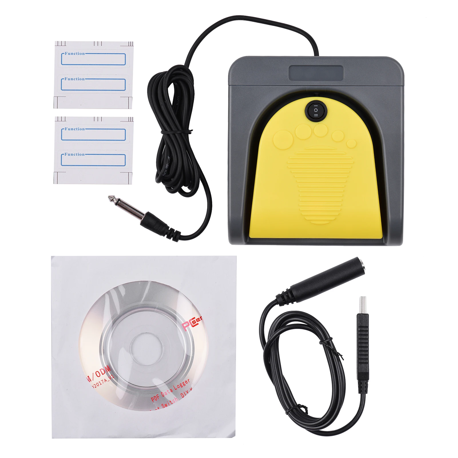 Электронный музыкальный инструмент ножной Педальный переключатель с кабелем 6 35