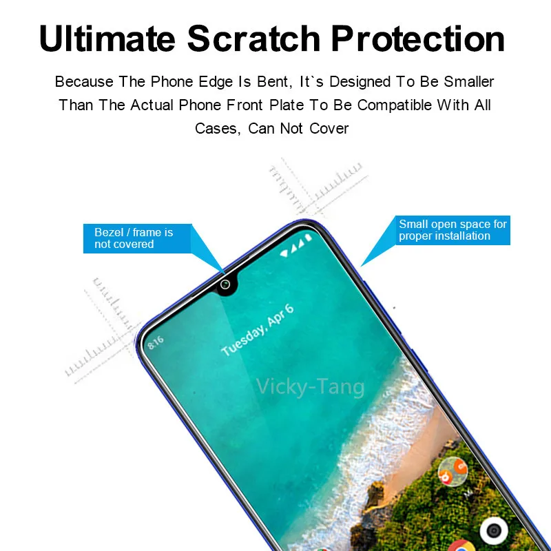 Передняя пленка для Xiaomi mi 9 T протектор экрана 9t A3 A1 Защитное стекло se 8 A2 lite