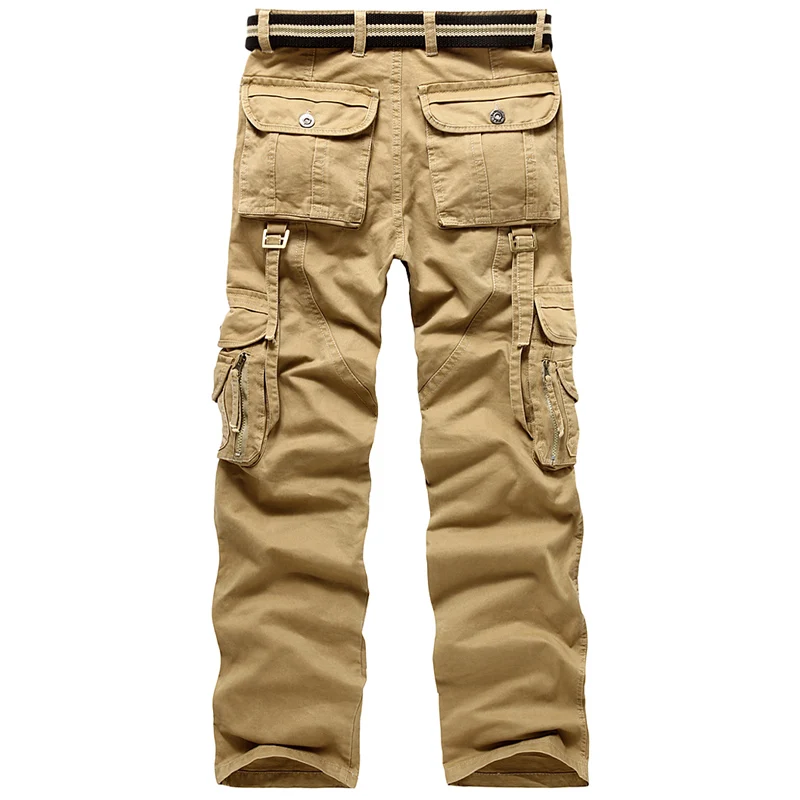 

High Quality Male Cargo Pant men's Cotton Coveralls Man Workwear Leisure Trousers Men's Military Pants Overalls Breeches