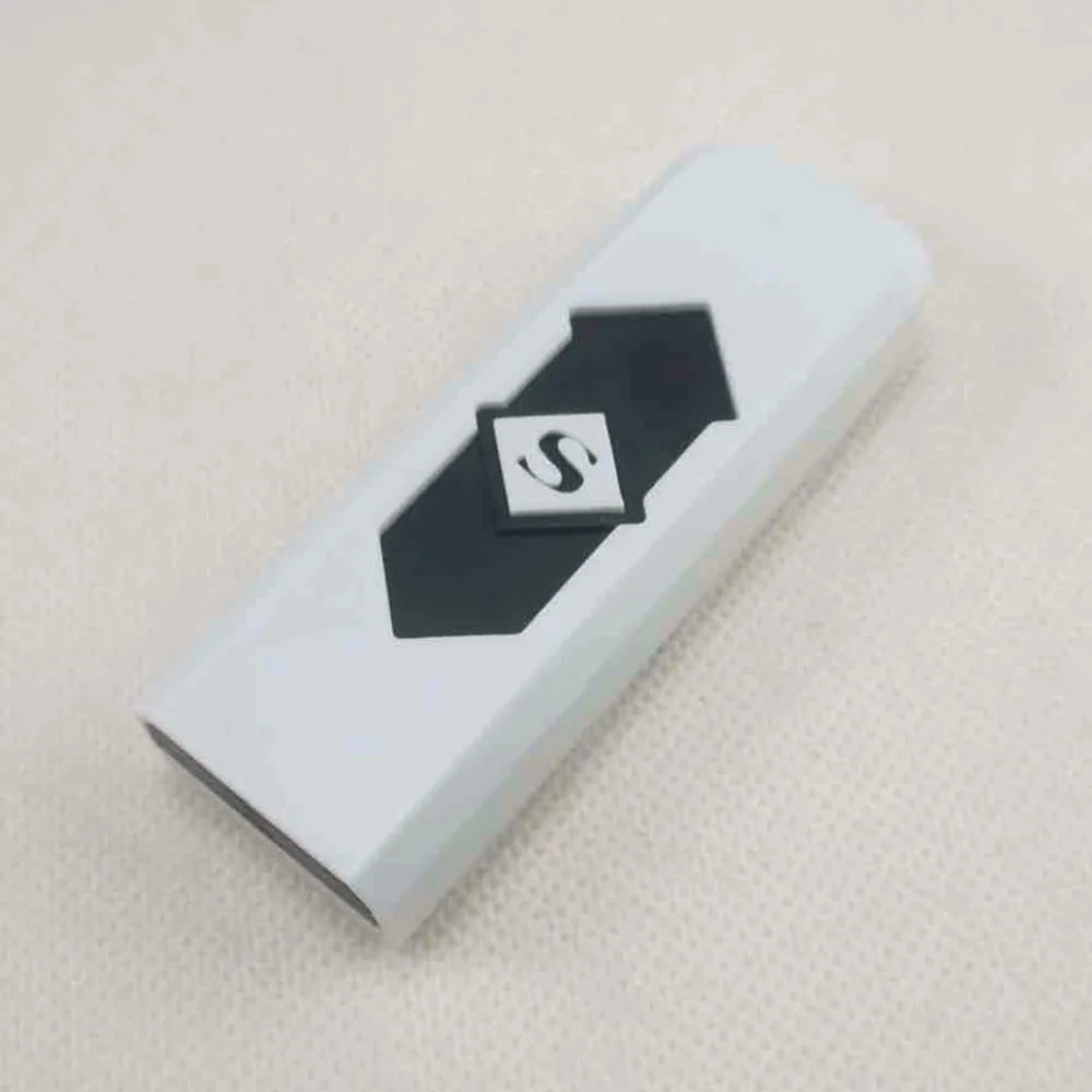 Домашняя портативная белая USB Электронная аккумуляторная батарея беспламенная
