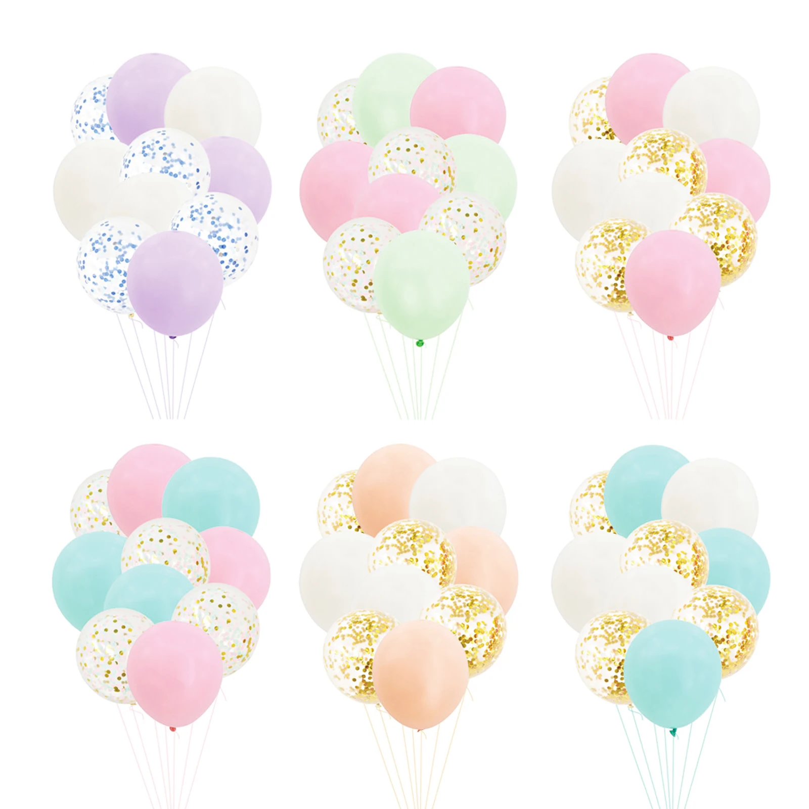 

Flamingo Rose Gold Latex Macaron Sequins Confetti Balloons For Kids Adult Wedding Birthday Summer Party Creative DIY Decoration