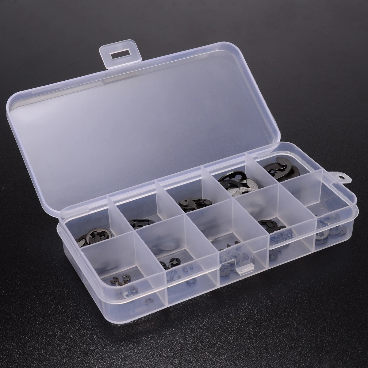 120 шт. черные зажимы-стопоры из нержавеющей стали M1.5 M2 M3 M4 M5 M6 M7 M8 M9 M10