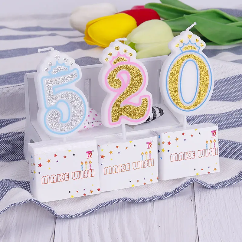 1 шт. цифровые свечи для милых детских праздников подарок на день рождения