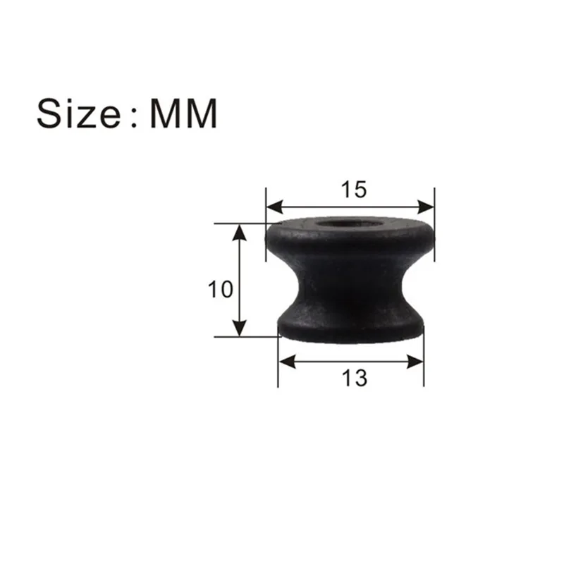 6 шт. черного цвета фонарь для гитары фиксатор ремешка | Спорт и развлечения