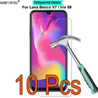 10 шт.лот для Lava Benco V7  Iris 59 9H, твердость 2.5D, ультратонкое закаленное стекло, Защитная пленка для экрана