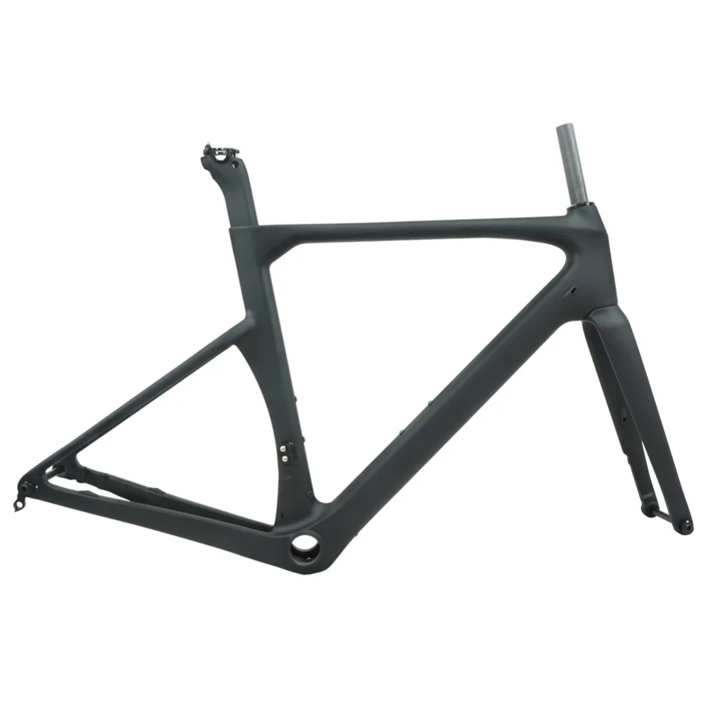 Spcycle 700* 28C углеродный руль дисковый тормоз шоссейные велосипеды комплект и колесная через мост передний 100*12 мм зеркало заднего вида 142*12 мм Размеры 50/53/56/59 см