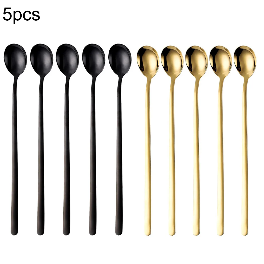 

Tableware Spoons Banquet Kitchen Dining Stainless Steel Small Stirring