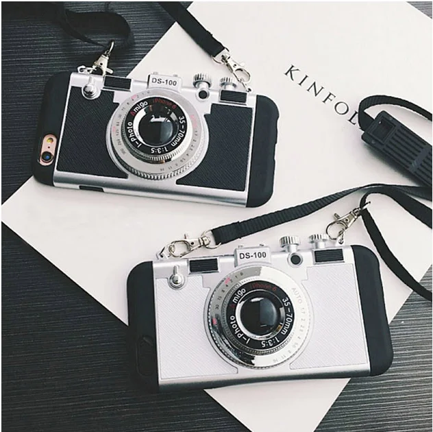 

Cute Creative Design Camera Model Phone Case for IPhone 11 Pro Max XS 7 Plus X XS Max 8 Plus XR Silicone Back Cover