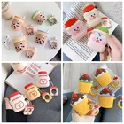 Чехол для AirPods, чехол для Airpods 2 Bescherm, милые винтовки для напитков, с кольцом