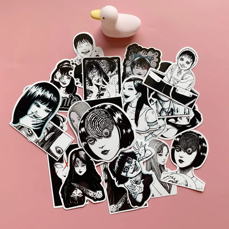 Японский Темный ужас девушка декоративный стикер пакет 21 лист Забавный