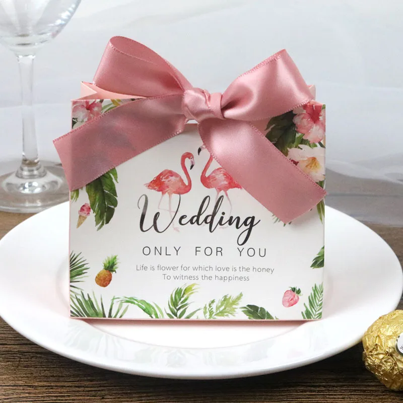 10 шт. бумажная коробка с лентой мраморной текстурой | Дом и сад