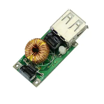 DC-DC 12V Step-down до 5V источник питания модуль зарядного устройства USB MP4 PSP diy electronics -
