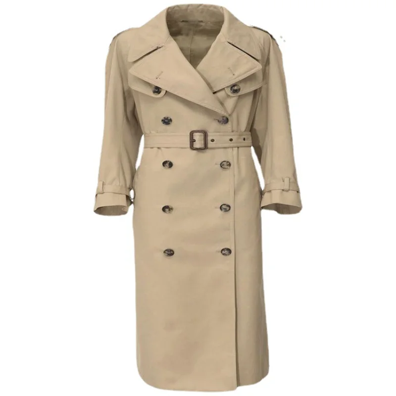 Осень 2021 новинка красивая двубортная облегающая длинная Однотонная юбка из двух