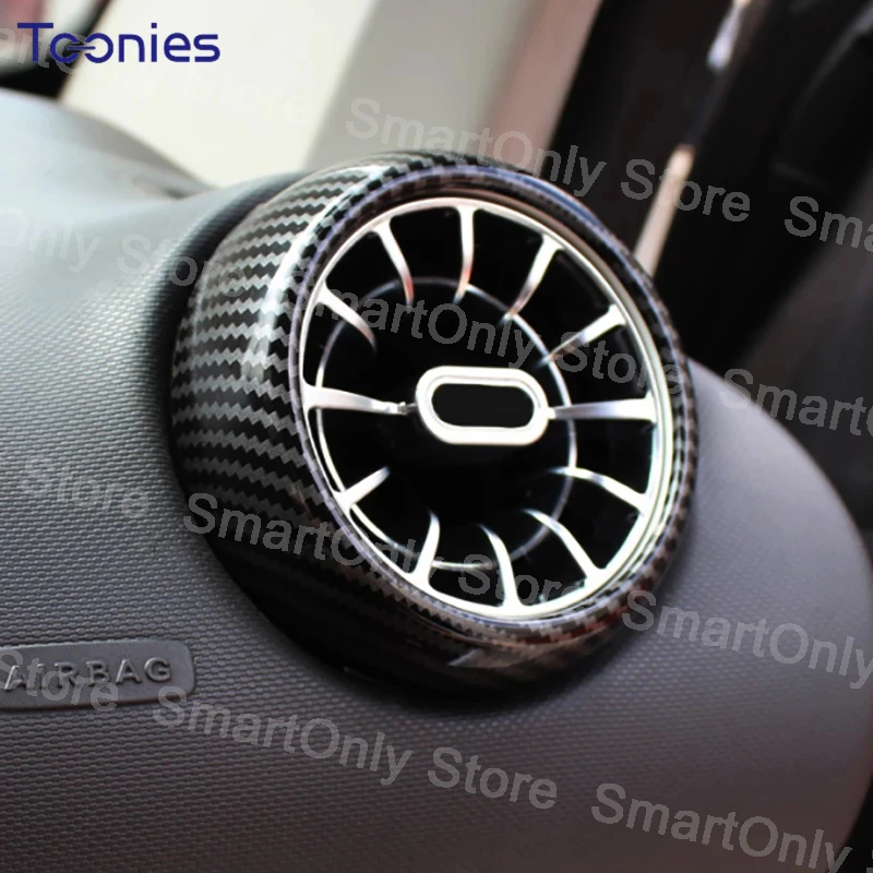 4 шт. автомобильный Кондиционер на выходе Крышка для Mercedes Benz Smart 453 Forfour Fortwo значок