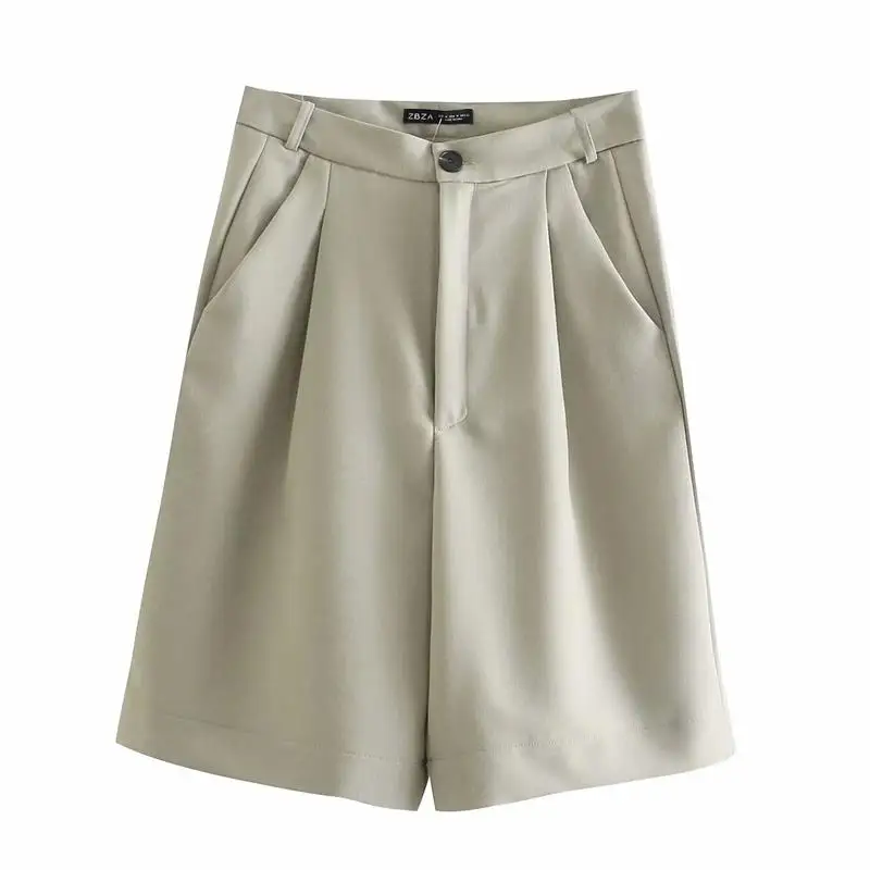 

ZA 2 Pieces Spring Summer Solid Blazer Suit Office Blazer Jacket +Shorts Ladies Elegant Design Women Basic Outfit Coats