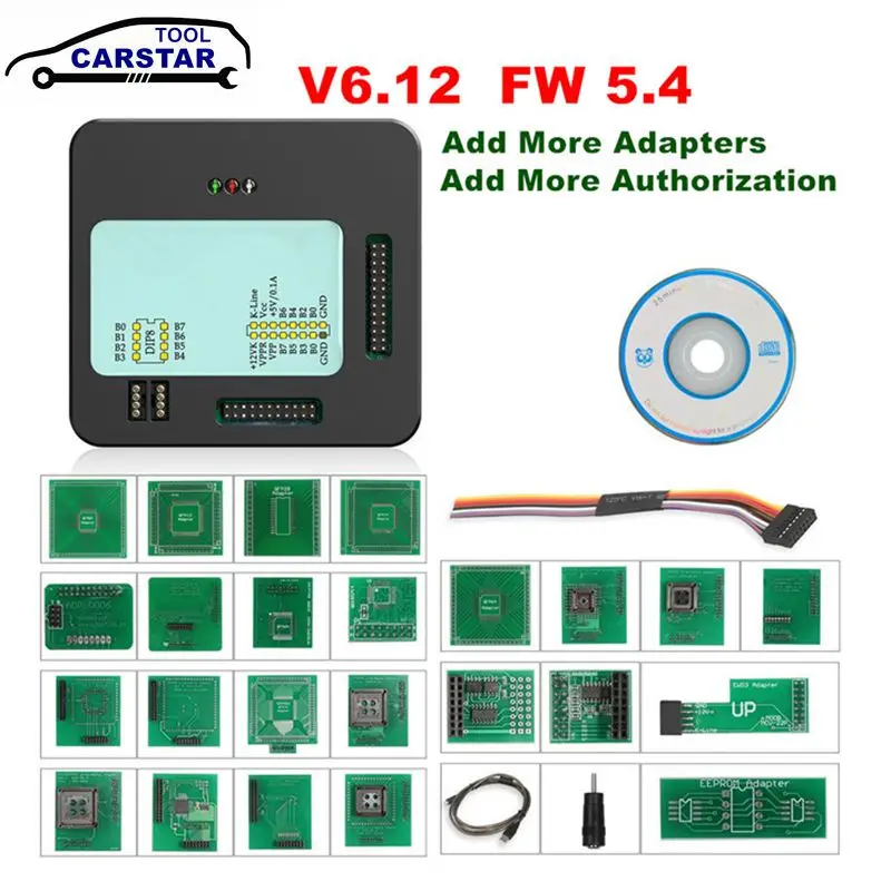 Полные Адаптеры V5.55 XPROG-M V6.12 полный адаптер Авто ECU чип Программирование Xprog-M 5 55 86 6
