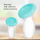 Силиконовый ручной молокоотсос 90 мл, 1 шт., аксессуары для сбора грудного молока для матери, держатель для ребенка бутылка для грудного вскармливания, послеродовой помпа для кормления
