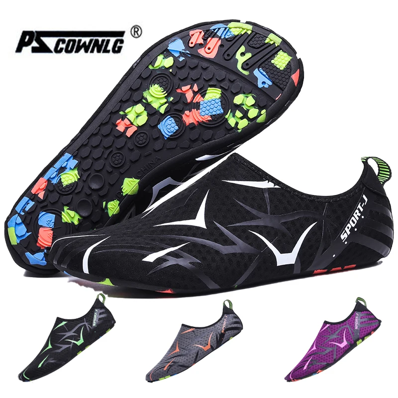 

Comfortable Breathable Quick-Dry Outdoor Men and Women's Couples Upstream Shoes Beach Swimming Shoes Soft Bottom Wading Shoes