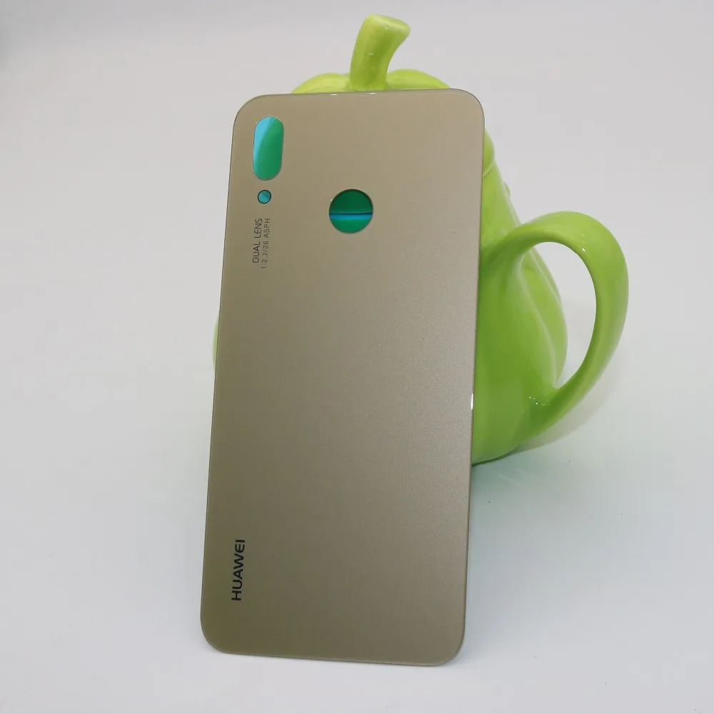 100% оригинальное заднее стекло для huawei P20 Lite батарея задняя крышка Замена lite