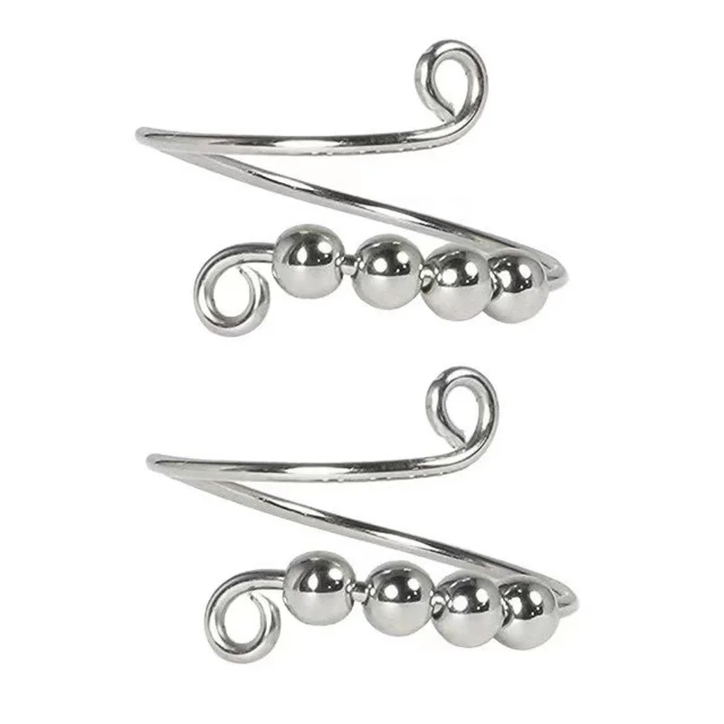 

Micro-motion Bead Micro-motion Ring Rotator Single-turn Spiral Free Rotation Anti-stress Anxiety Ring Female Rings for Women