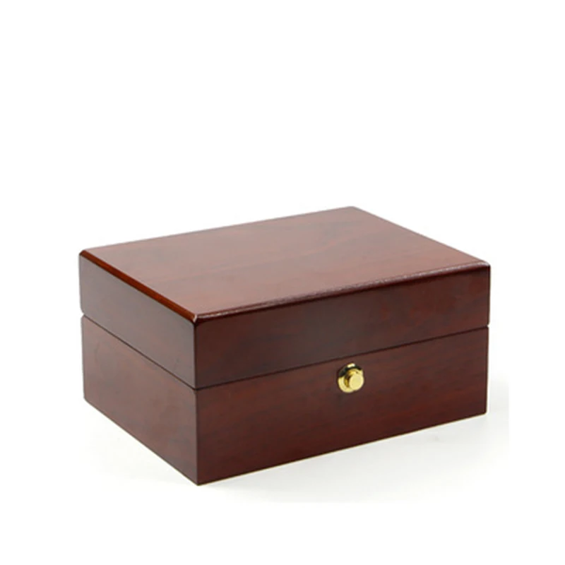 

2020 Spray Paint Highlight Watch Box Clamshell Solid Wood Watch Case Exquisite Gift Box High Quality Wooden Box