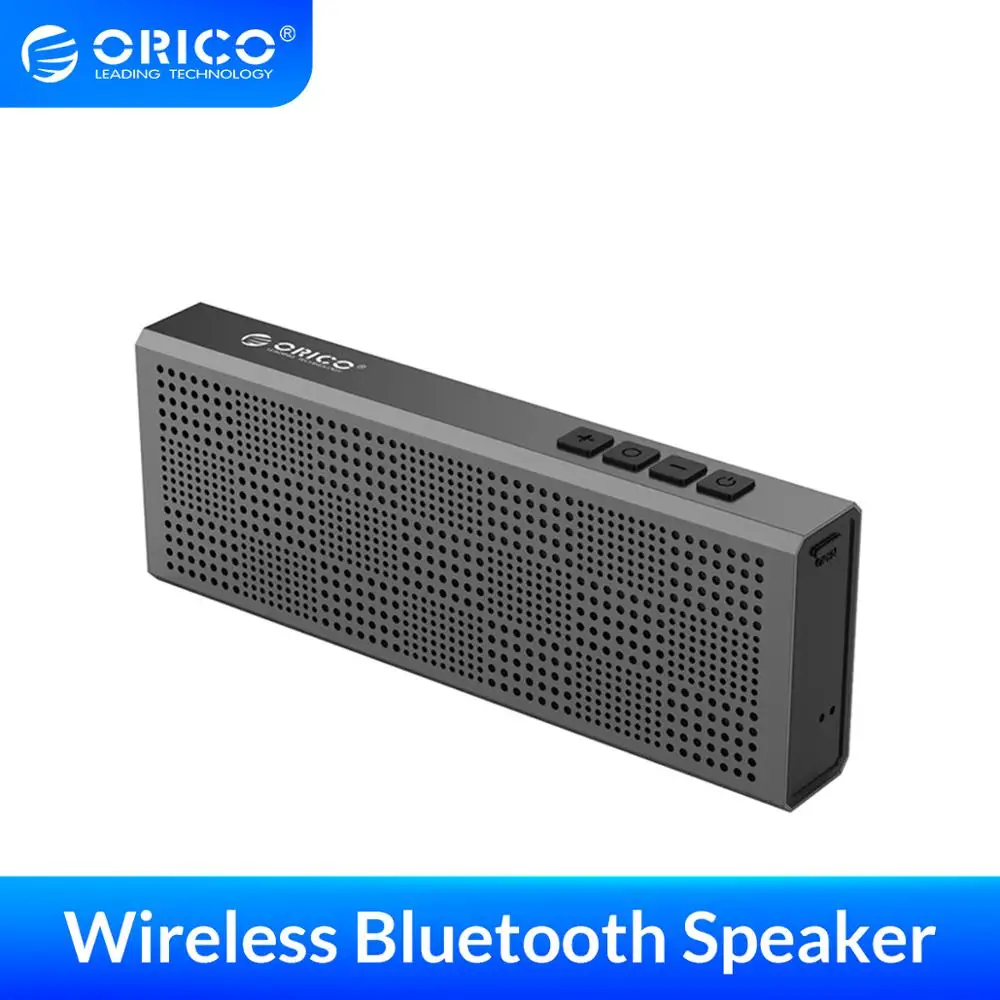 Алюминиевая Беспроводная bluetooth колонка ORICO BS2 портативный громкий динамик