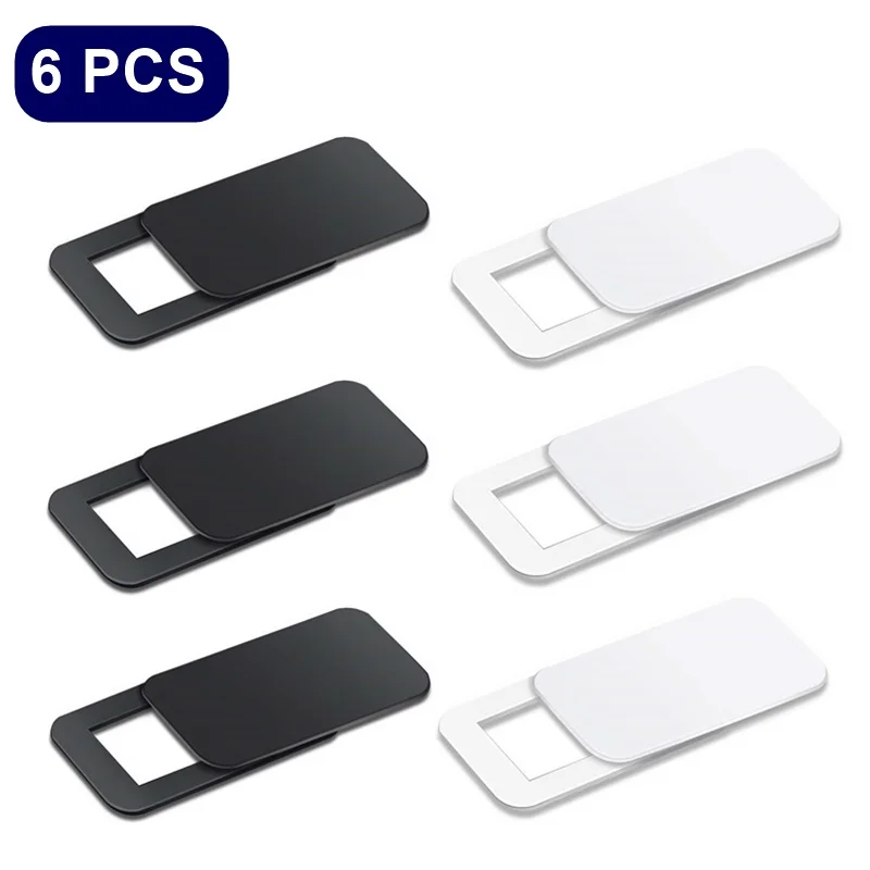 Tongdaytech Ультра Тонкая линза чехол для веб-камеры слайдер затвора пластиковая крышка камеры для Ipad телефона ПК ноутбук объектив стикер конфиденциально - Цвет: 6PCS