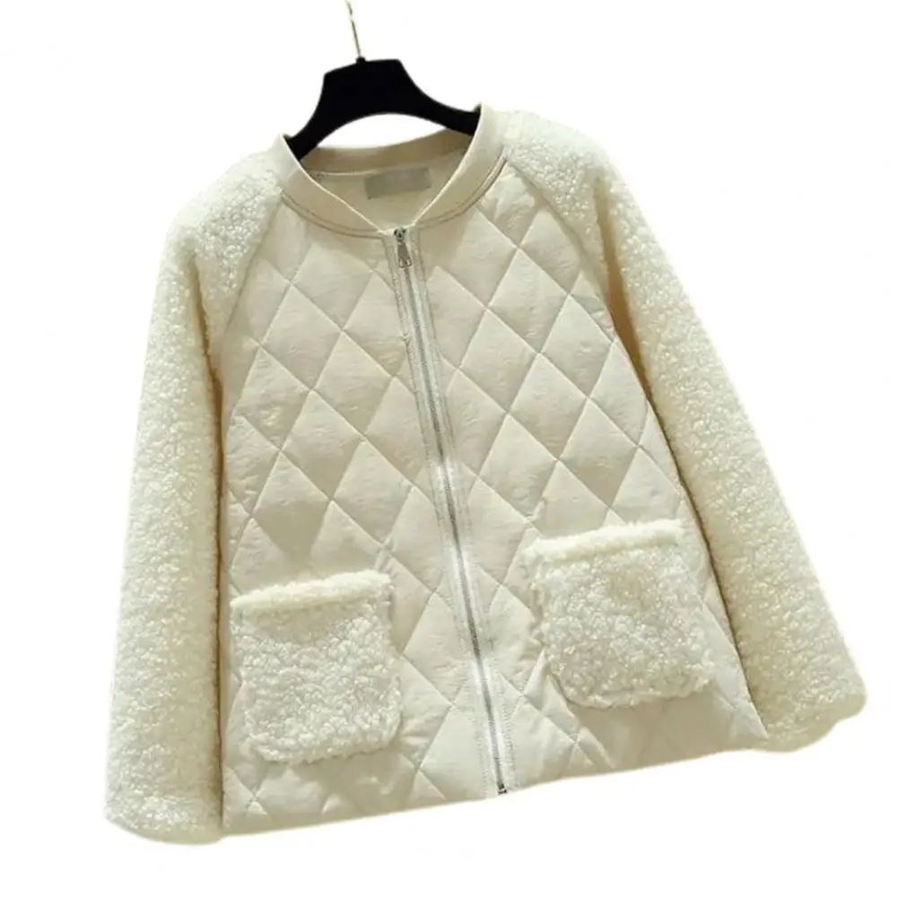 

Женское пальто, толстое Стеганое пальто из искусственного кашемира с хлопковой подкладкой в стиле пэчворк, подходящее ко всему, женская оде...