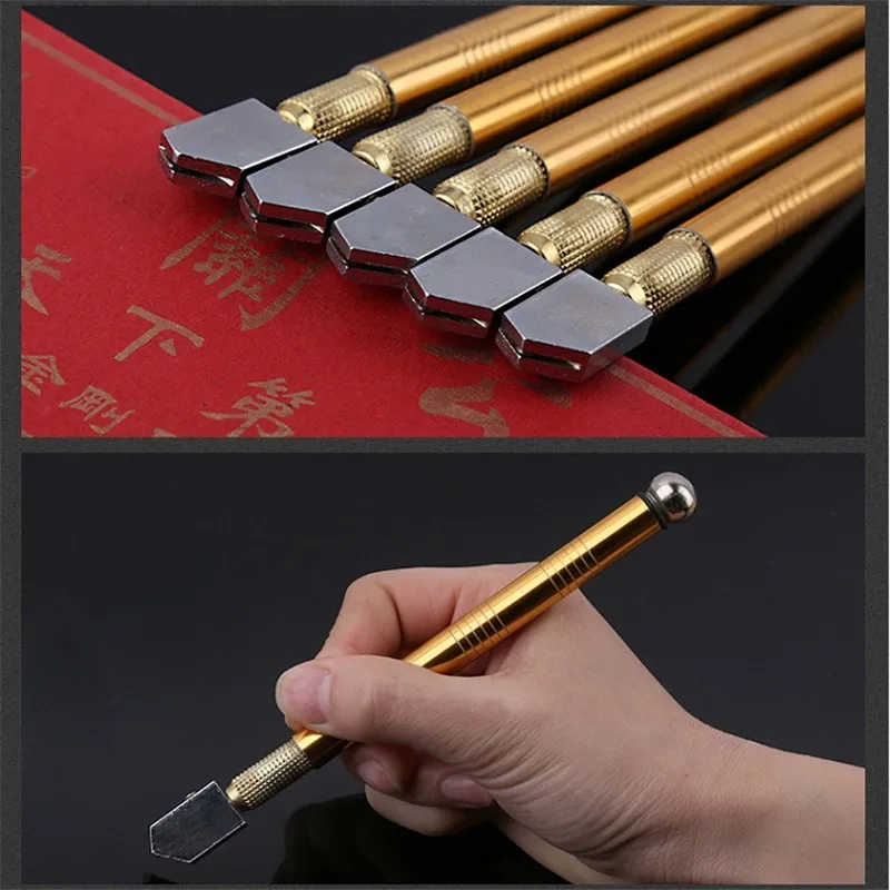 

Головка резака для стекла стальное лезвие инструмент для резки масла противоскользящая металлическая ручка 175 мм для ручной резки