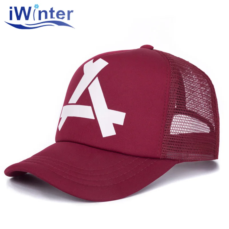 Новая летняя бейсбольная сетчатая Кепка IWINTER Snapback модная бейсболка Дальнобойщик