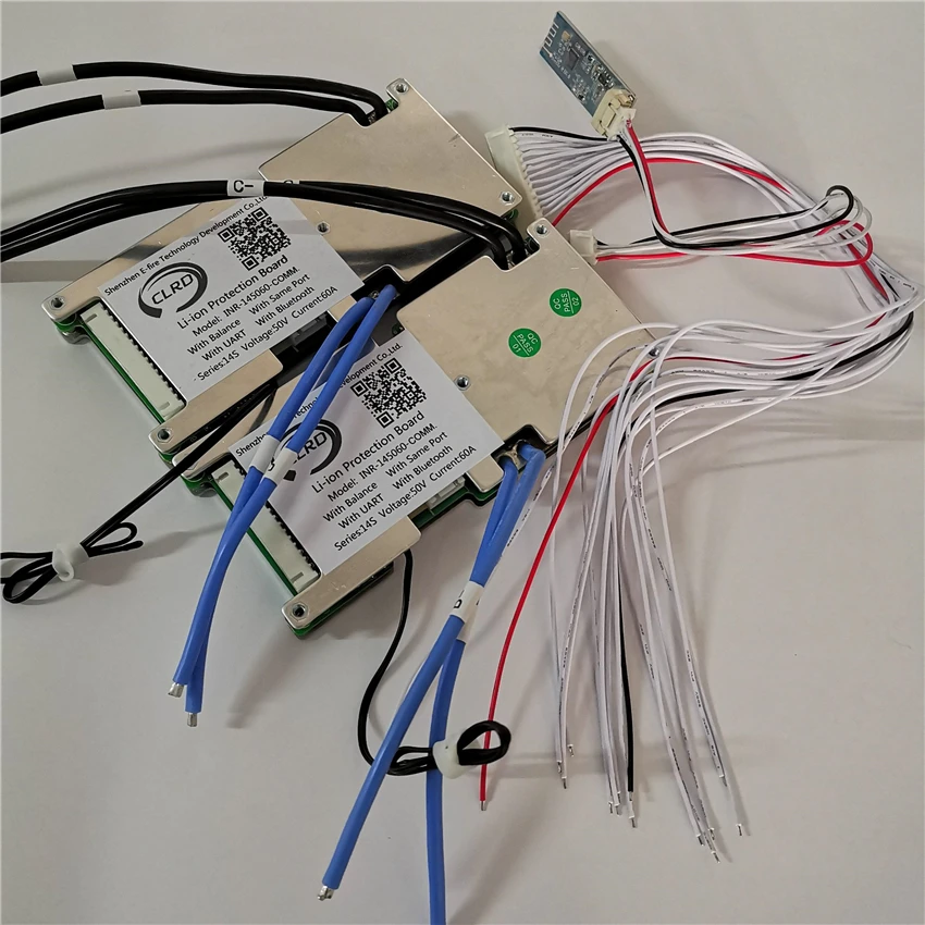 Умная литий ионная lipo батарея 14S 48 В 20A 30A 40A 60A BMS PCM PCB с bluetooth и связью|Аксессуары для