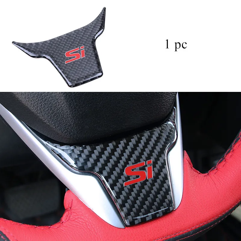 A Наклейки для салона автомобиля из углеродного волокна, Накладка для Honda Civic 10th Gen, автомобильные декоративные аксессуары - Название цвета: A