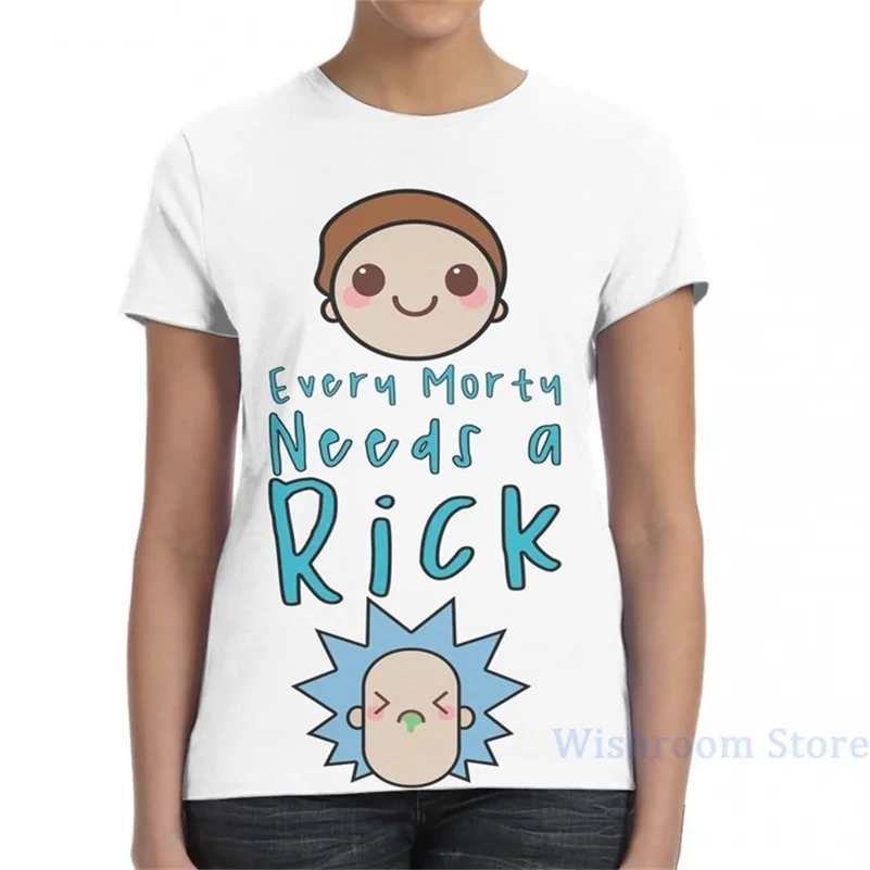 Каждая Морти нуждается в футболке Рик для мужчин и женщин модная футболка со